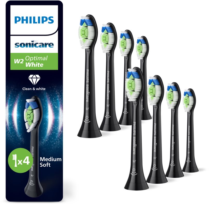 Philips Sonicare Optimal White HX6068/88 capete de schimb pentru periuta de dinti 8 buc