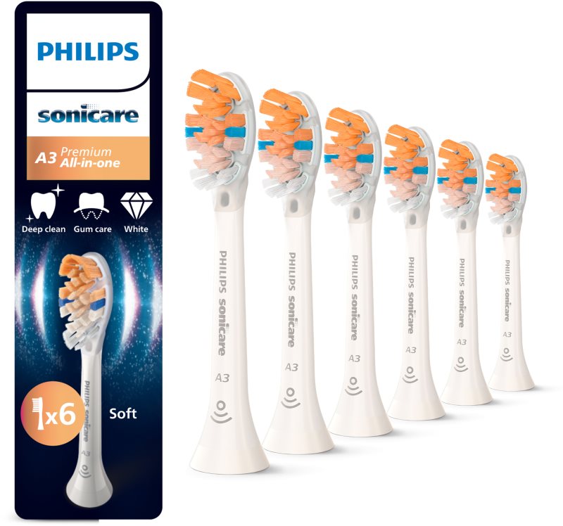 Philips Sonicare Premium All-in-One HX9096/87 capete de schimb pentru periuta de dinti White 6 buc