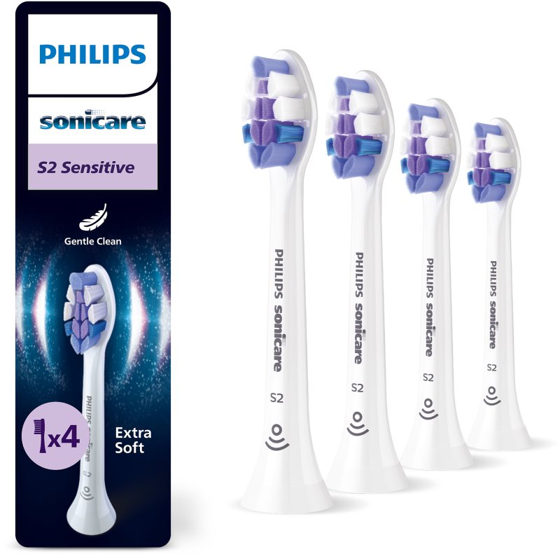 Philips Sonicare Sensitive HX6054/87 capete de schimb pentru periuta de dinti 4 buc