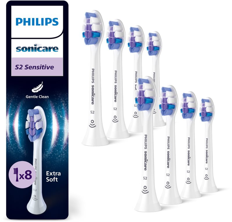 Philips Sonicare Sensitive HX6058/87 capete de schimb pentru periuta de dinti 8 buc