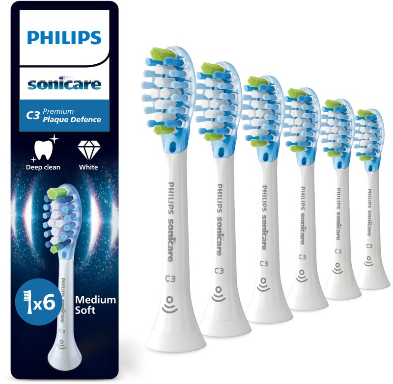 Philips Sonicare Premium Plaque Defense HX9046/87 capete de schimb pentru periuta de dinti 6 buc