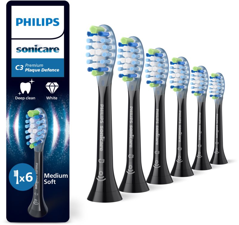 Philips Sonicare Premium Plaque Defense HX9046/88 capete de schimb pentru periuta de dinti 6 buc