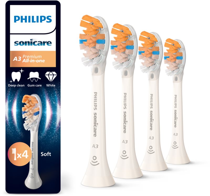 Philips Sonicare Premium All-in-One HX9094/87 capete de schimb pentru periuta de dinti White 4 buc