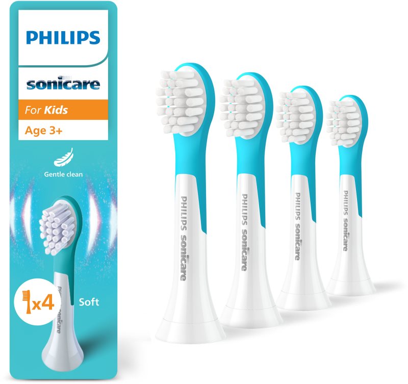 Philips Sonicare For Kids Mini 3+ HX6034/90 capete de schimb pentru periuta de dinti pentru copii 4 buc