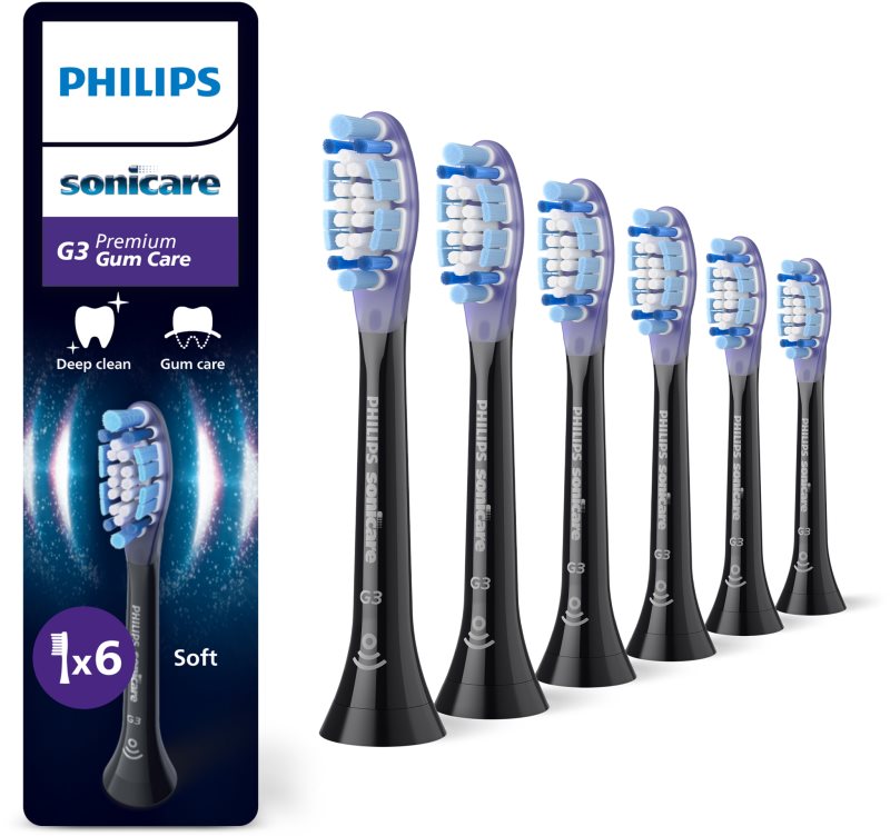 Philips Sonicare Premium Gum Care HX9056/88 capete de schimb pentru periuta de dinti 6 buc
