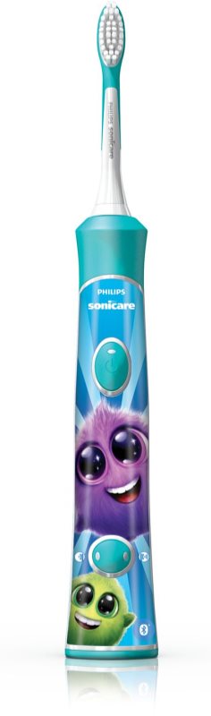 Philips Sonicare For Kids HX6322/04 Sonic Electric periuța de dinți pentru copii cu Bluetooth Aqua 1 buc