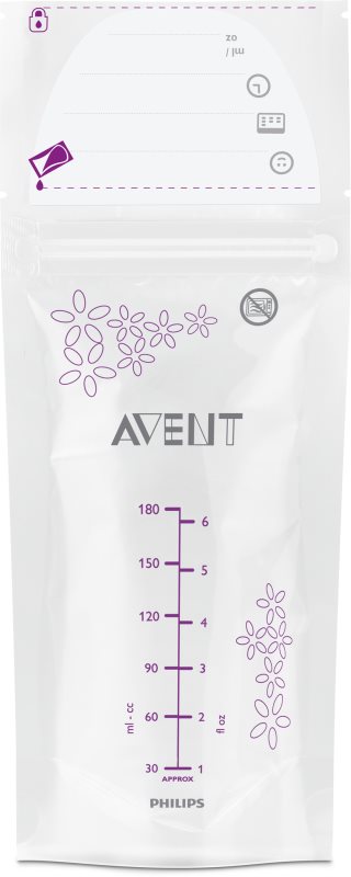 Philips Avent Breast Milk Bags SCF603/25 sac pentru păstrarea laptelui matern 25x180 ml