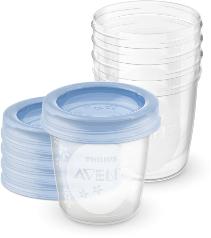 Philips Avent VIA SCF619/05 pahar cu capac 5x180 ml