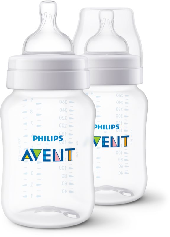 Philips Avent Anti-colic SCY103/02 biberon pentru sugari anti-colici 1 m+ 2x260 ml