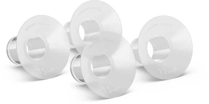 Philips Avent Hands-Free Premium Plus SCF554/11 extensii pentru mameloane 15mm/17mm 4 buc