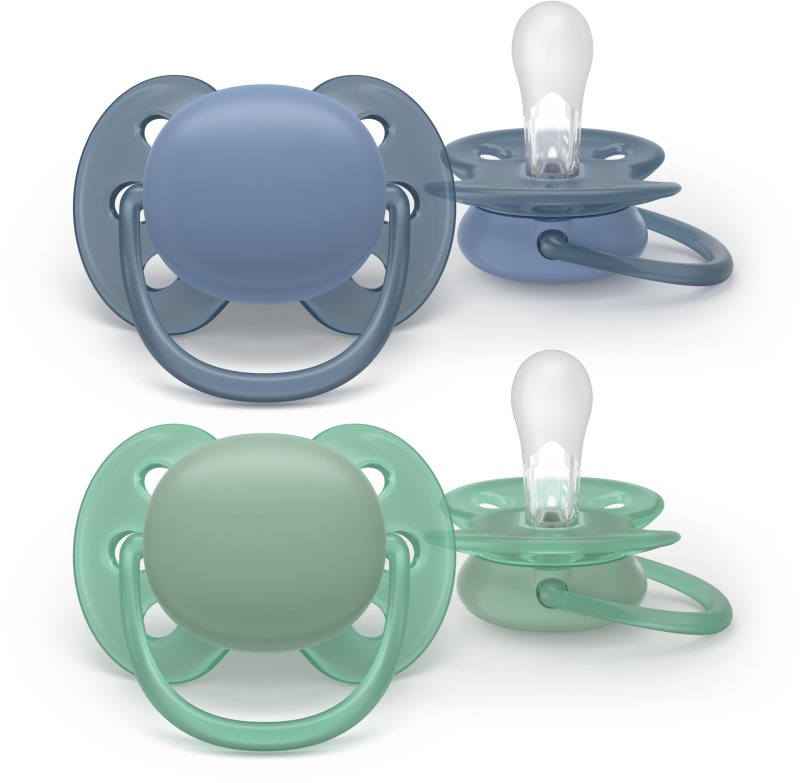 Philips Avent Ultrasoft SCF091/42 6-18 m suzetă Boy 2 buc