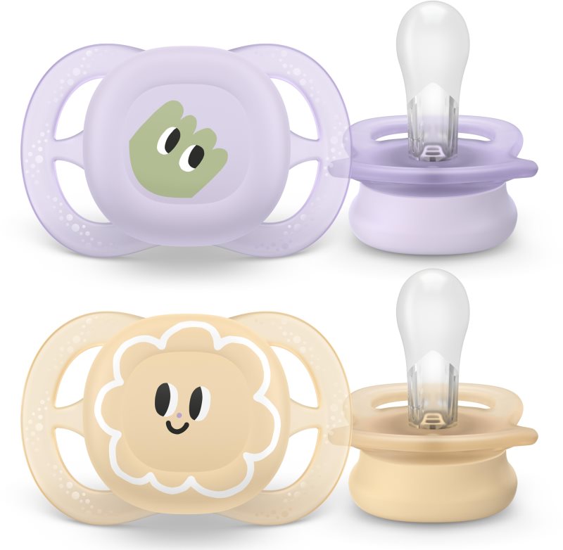 Philips Avent Ultrastart SCF075/13 0-2 m suzetă Girl 2 buc