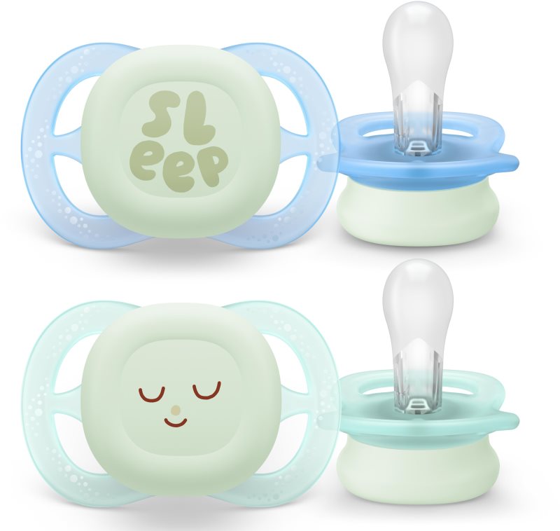 Philips Avent Ultrastart Day&Night SCF075/18 0-2 m suzetă Boy 2 buc