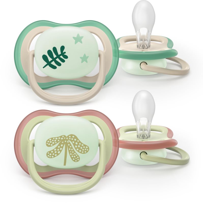 Philips Avent Ultra Air Day&Night SCF376/31 6-18m suzetă Neutral 2 buc