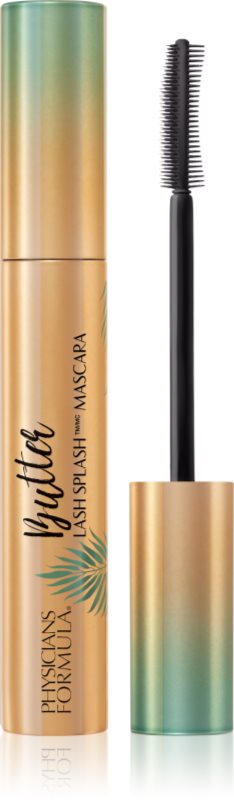 Physicians Formula Butter Lash Splash™ mascara rezistent la apa pentru alungire, rotire si volum Blackest Black 10 ml