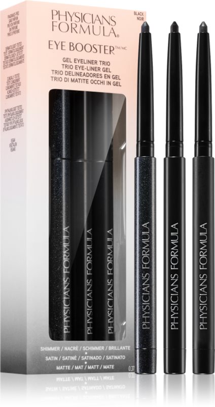 Physicians Formula Eye Booster™ Gel Eyeliner Trio set cosmetice decorative pentru ochi culoare Black