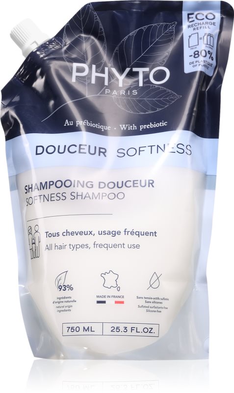 Phyto Douceur Softness Shampoo sampon delicat pentru utilizarea de zi cu zi pentru refacerea scalpului