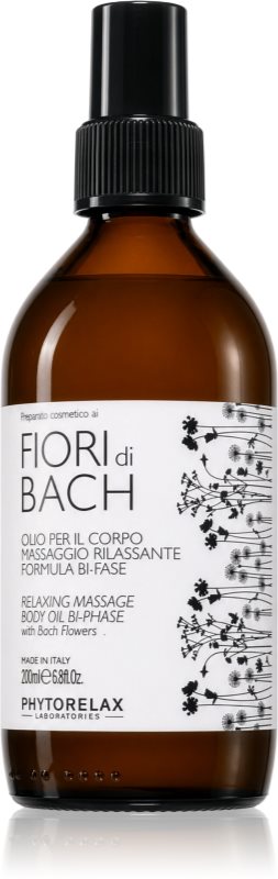 Phytorelax Laboratories Fiori di Bach ulei de masaj relaxant 200 ml
