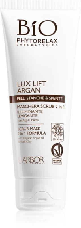 Phytorelax Laboratories Lux Lift Argan Masca exfolianta ce ofera luminozitate 75 ml