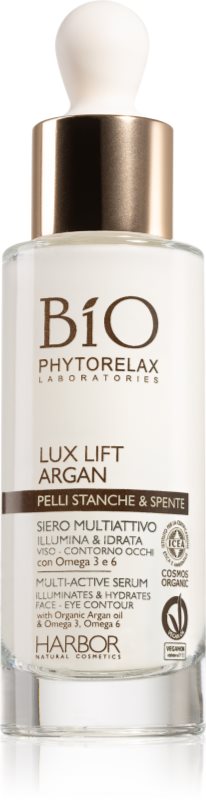 Phytorelax Laboratories Lux Lift Argan ser multi-activ pentru luminozitate si hidratare 30 ml
