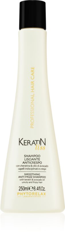 Phytorelax Laboratories Keratin Liss sampon pentru indreptarea parului pentru par indisciplinat 250 ml