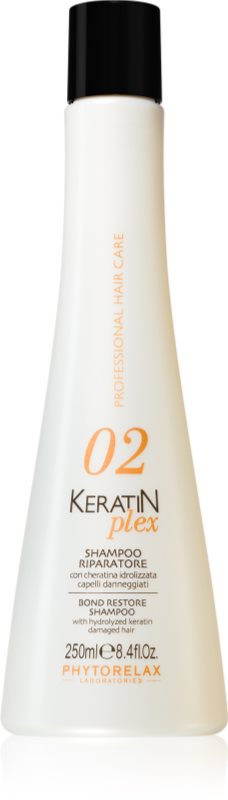 Phytorelax Laboratories Keratin Plex Șampon reînnoire cu keratină pentru păr deteriorat 250 ml