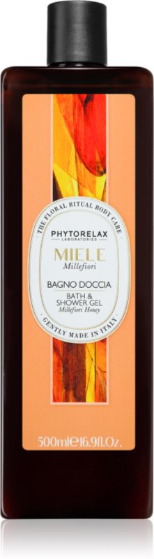 Phytorelax Laboratories Honey Millefiori gel de dus si baie 500 ml