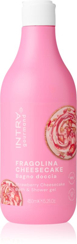 Phytorelax Laboratories Intra Gourmand Strawberry Cheesecake gel de dus si baie 450 ml