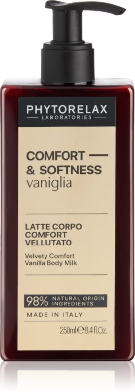 Phytorelax Laboratories Comfort & Softness Vanilla lotiune de corp catifelata. 250 ml