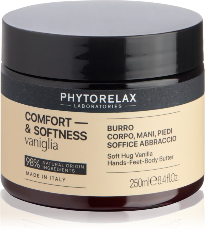 Phytorelax Laboratories Comfort & Softness Vanilla unt pentru brațe, picioare și corp 250 ml