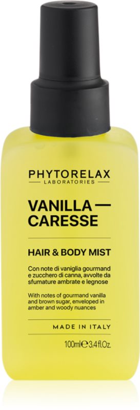 Phytorelax Laboratories Vanilla Caresse brumă parfumată pentru corp si par pentru femei 100 ml