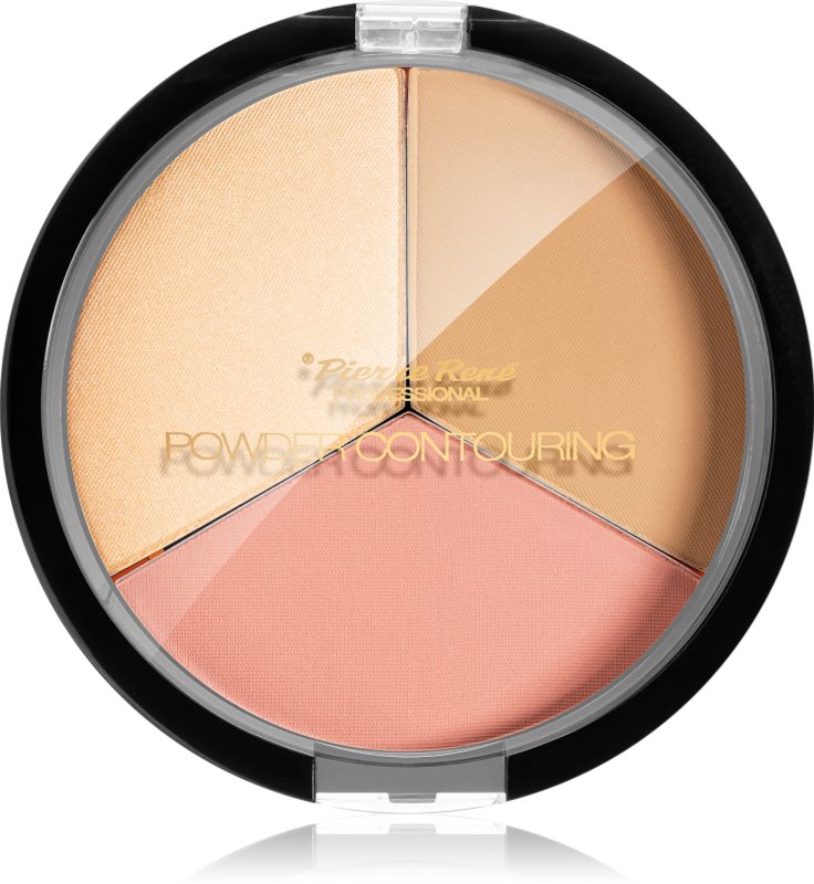Pierre René Powder Contouring paletă pentru contur și iluminare 23 g