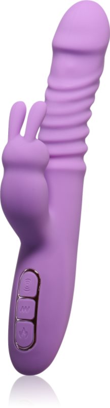 Pipedream Fantasy For Her Thrusting Silicone Rabbit vibrator cu stimularea clitorisului 23,5 cm