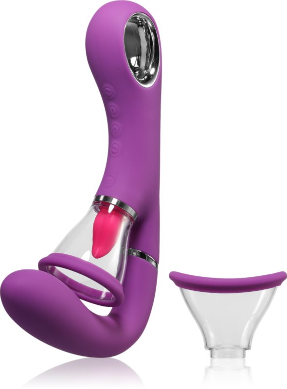 Pipedream Fantasy For Her Ultimate Pleasure vibrator cu stimularea clitorisului Purple 24.5 cm