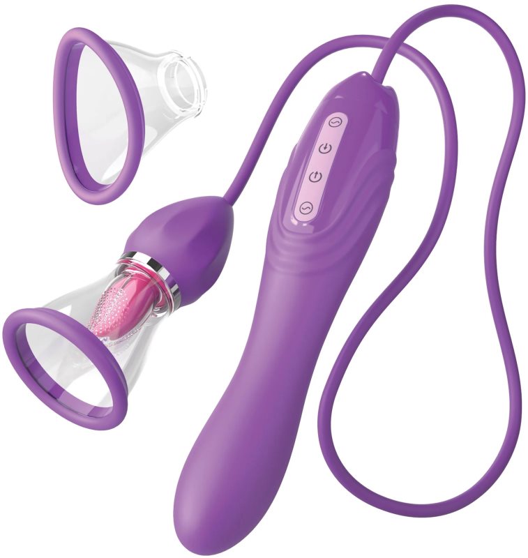 Pipedream Fantasy For Her Ultimate Pleasure Max vibrator cu stimularea clitorisului cu pompa 22.9 cm