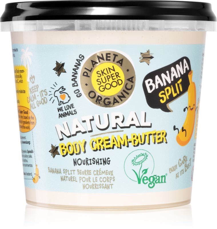 Organic Shop Skin Super Good Banana Split unt pentru corp, hranitor 360 ml