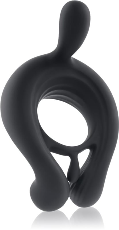 Playboy Toys Pleasure Triple Play Black inel pentru penis vibrator 1 buc