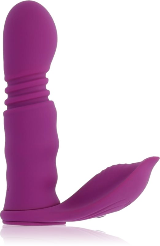 Playboy Toys Match Play Duo vibrator cu stimularea clitorisului 15 cm