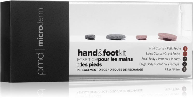 PMD Beauty Replacement Discs Hand & Foot Kit discuri de rezervă pentru dispozitivul de microdermabraziune 7 buc