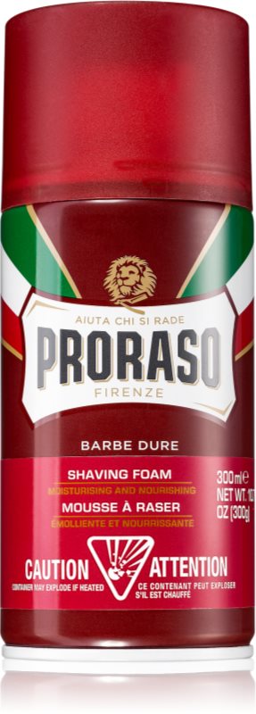 Proraso Coarse Beards spumă pentru bărbierit cu efect de nutritiv 300 ml