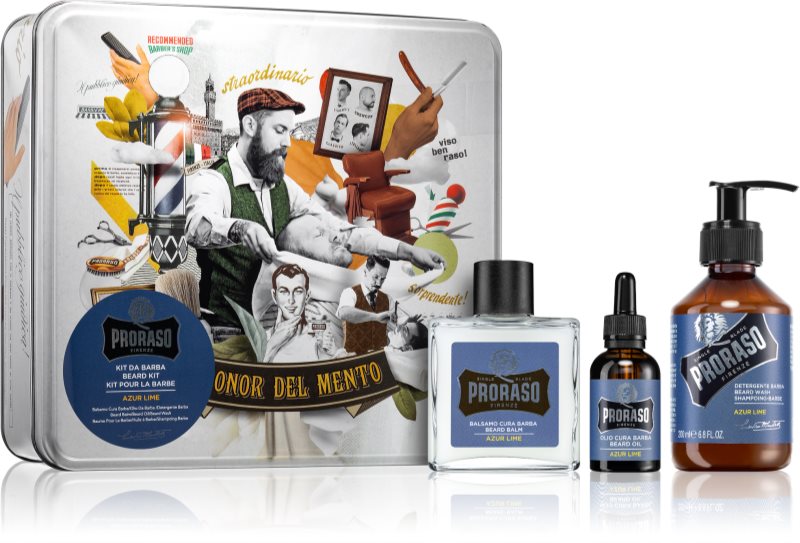 Proraso Azur Lime set pentru barbă Azur Lime