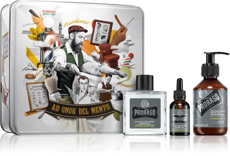 Proraso Cypress & Vetyver set pentru barbă