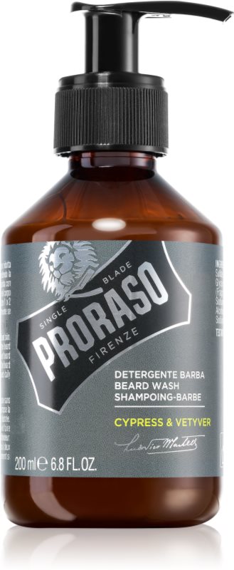 Proraso Cypress & Vetyver șampon pentru barbă 200 ml