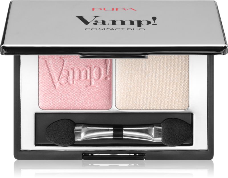 PUPA Milano Vamp! Compact Duo duo fard ochi culoare 001 - Rose Perlage 2.2 g