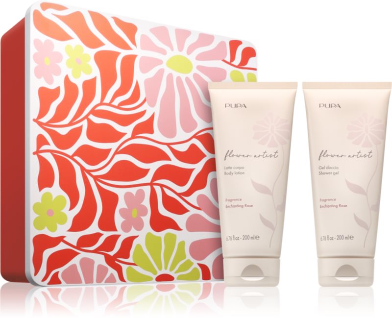 PUPA Milano Flower Artist Kit set cadou pentru corp cu parfum Enchanting Rose