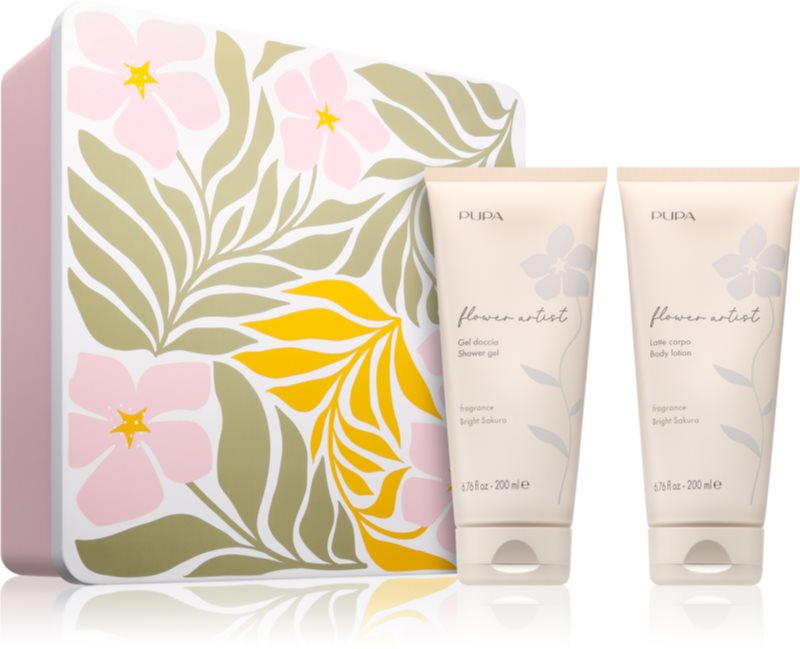 PUPA Milano Flower Artist Kit set cadou pentru corp cu parfum Bright Sakura