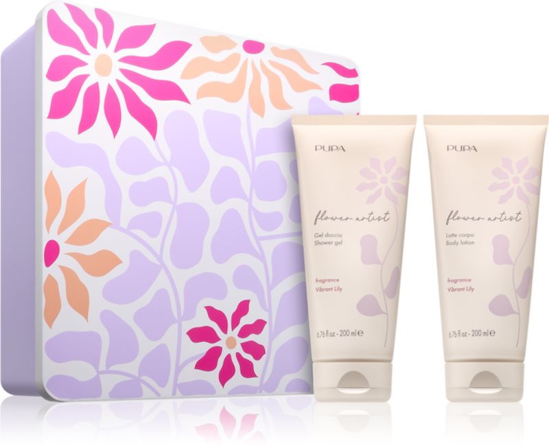PUPA Milano Flower Artist Kit set cadou pentru corp cu parfum Vibrant Lily