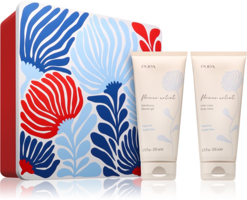 PUPA Milano Flower Artist Kit set cadou pentru corp cu parfum Crystal Lotus