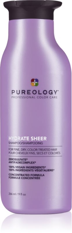Pureology Hydrate Sheer sampon hidratant fara greutate pentru par sensibil pentru femei 266 ml