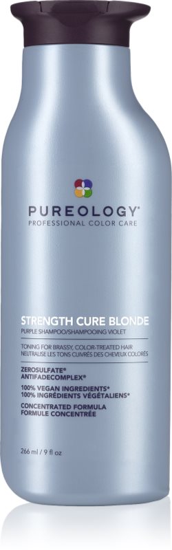 Pureology Strength Cure Blonde sampon violet pentru par blond pentru femei 266 ml